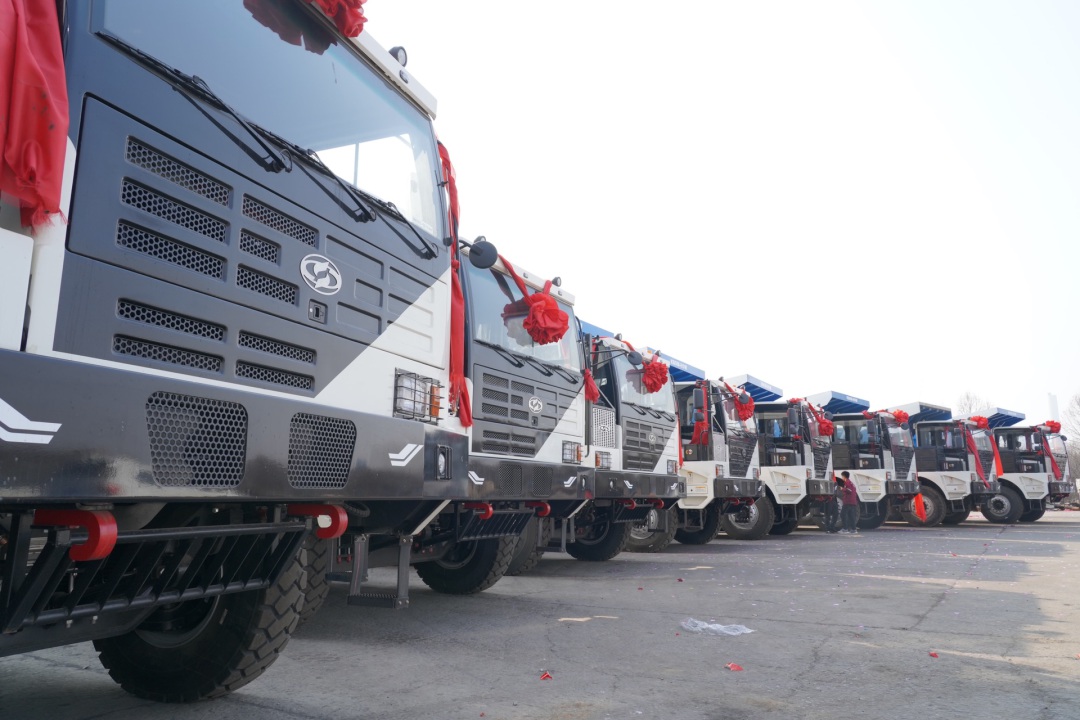 Хорошее начало нового года|Hail Know-How Group Pure Electric Wide Body Dump Truck успешно доставлена