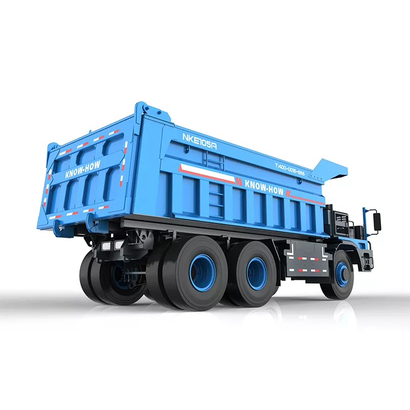 NKE105D4 105 tons grade 422kwh CATL LFP battery charging mode full hydraulic steering dual motor mining electric dump truck