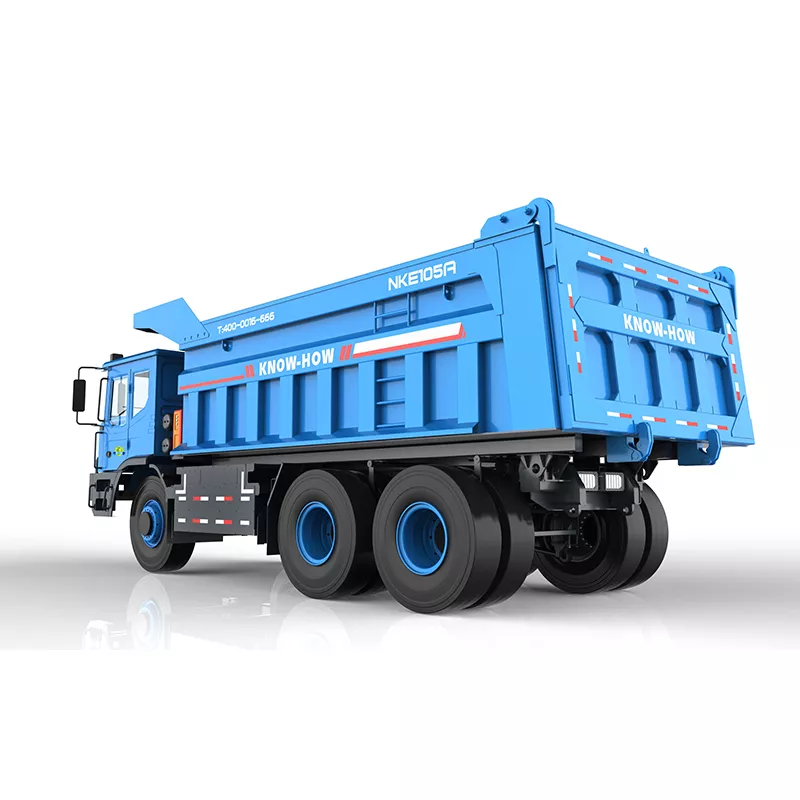 NKE105D4 105 tons grade 422kwh CATL LFP battery charging mode full hydraulic steering dual motor mining electric dump truck