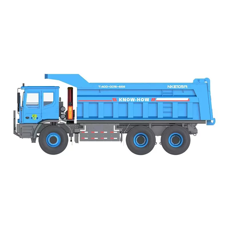 NKE105D5 105 tons grade 564kwh charging & replacing mode full hydraulic steering dual motor mining electric dump truck